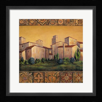 Framed Old World I Print