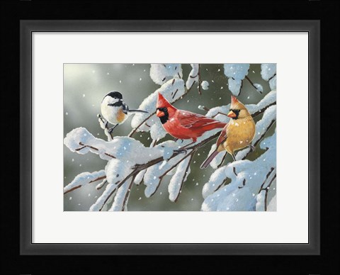 Framed Heavy Snowfall Print