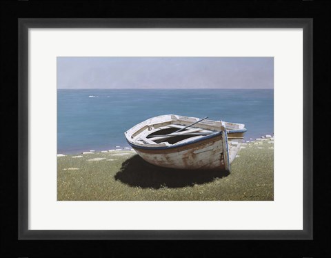 Framed Weathered Boat Print