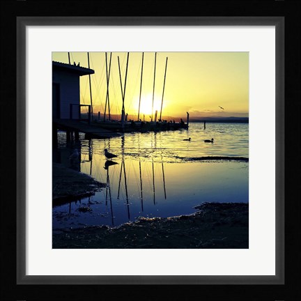 Framed Sunset Conversations Print