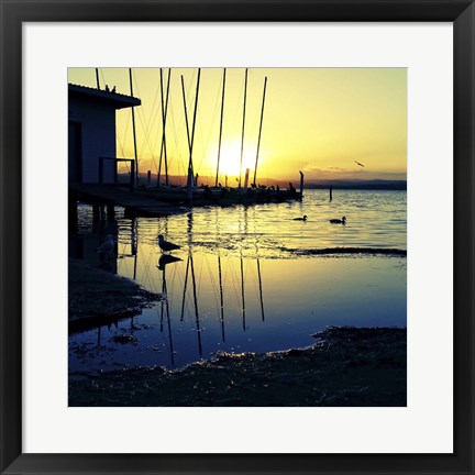 Framed Sunset Conversations Print