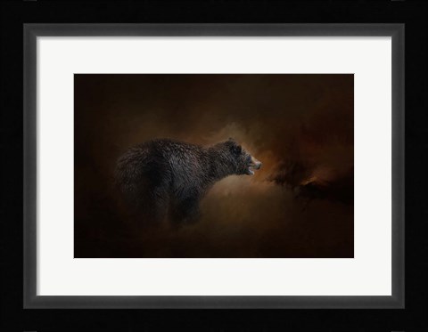 Framed Moonlight Run Print