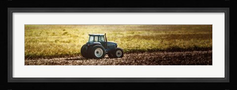 Framed Old Blue Deserted Print