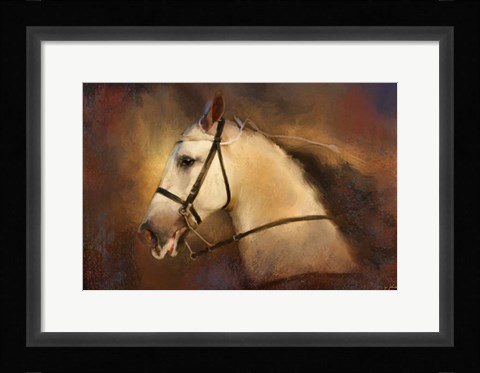 Framed White Heat Print