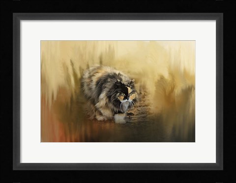 Framed Stalking Autumn Print