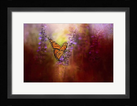 Framed Autumn Monarch Print