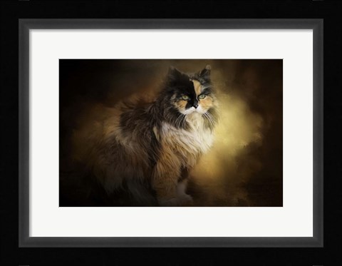 Framed Sitting In Autumn Print