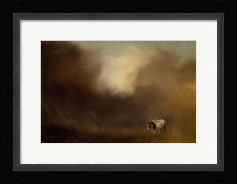 Framed Traveling Through The Storm Print