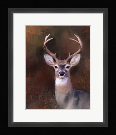Framed Eight Point In Autumn Print