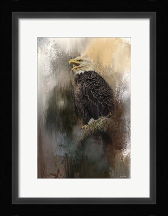 Framed Winter Eagle 3 Print
