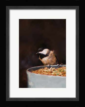 Framed Hanging On The Edge Print