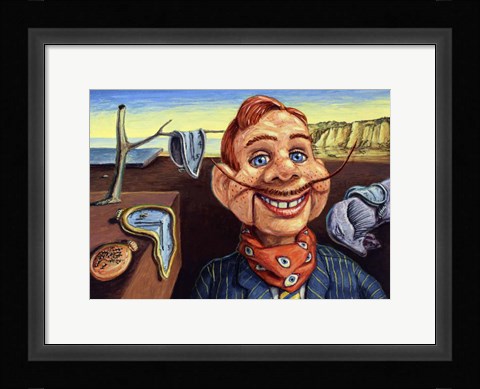 Framed Howdy Dali Doody Print