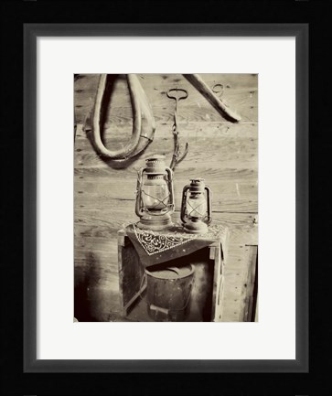 Framed Barns Print