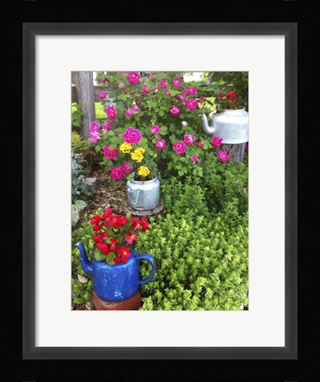 Framed Garden Corner Print