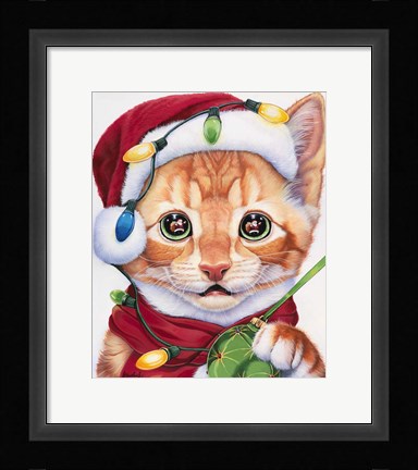 Framed Uh Oh! Santa! Print