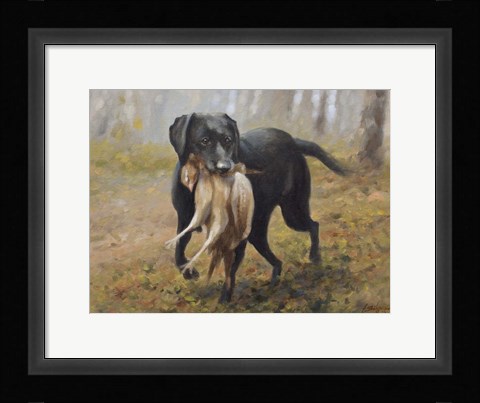 Framed Game Hunter Print