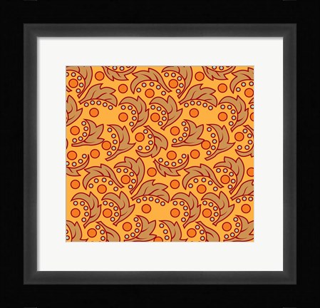 Framed Fall Leaves Print