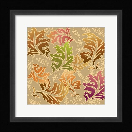 Framed Fall Flower V Print