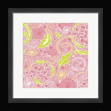 Framed Pretty &amp; Pink Print