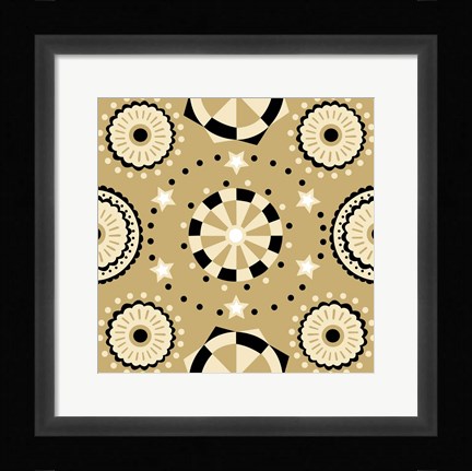 Framed Classic Medallions Print