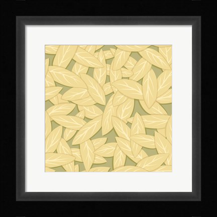 Framed Light Leaves Print