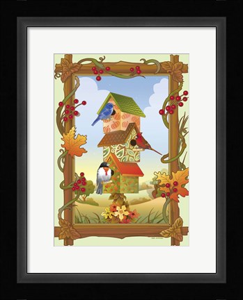 Framed Fall Triplex Print