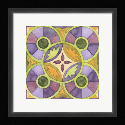 Framed Geometry &amp; Color 1 Print