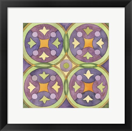 Framed Geometry &amp; Color 7 Print
