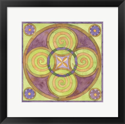 Framed Geometry &amp; Color 8 Print