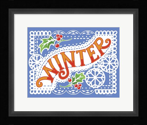 Framed Winter Print