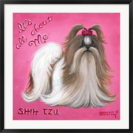 Framed It's All About Me Print