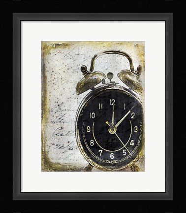 Framed Alarm Clock Print