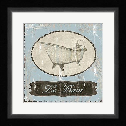 Framed Bathtub Print