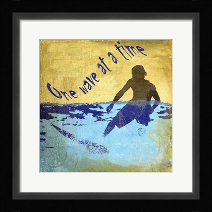 Framed Boy Surf Print