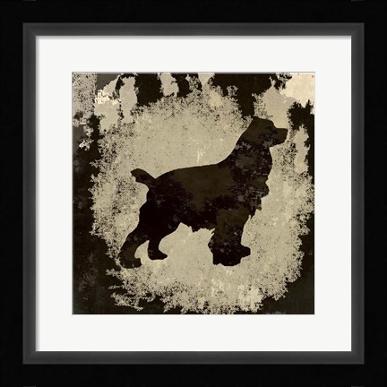 Framed Cocker Print