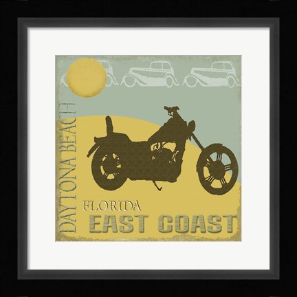 Framed Daytona Beach Print