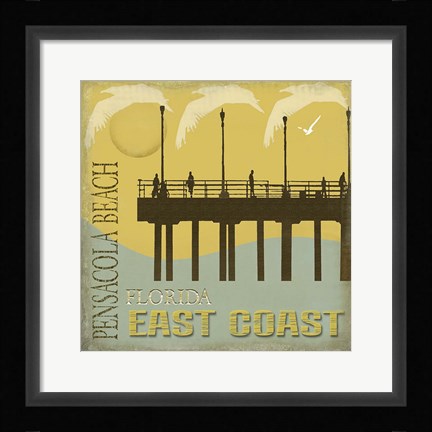 Framed Pensacola Beach Print