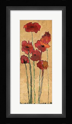 Framed Poppies Print