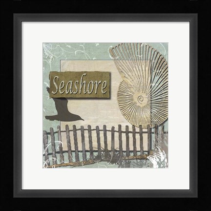 Framed Seashore Print
