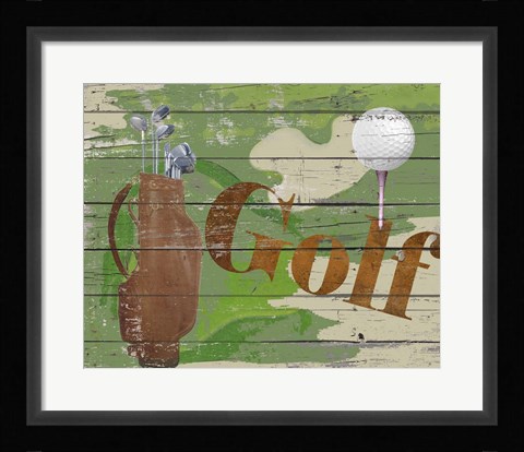 Framed Golf Print