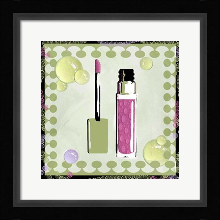 Framed Lip Gloss Print