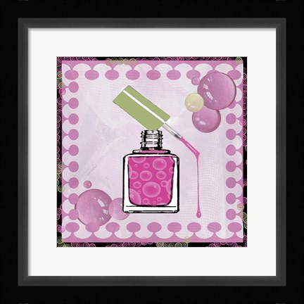 Framed Nail Polish Print