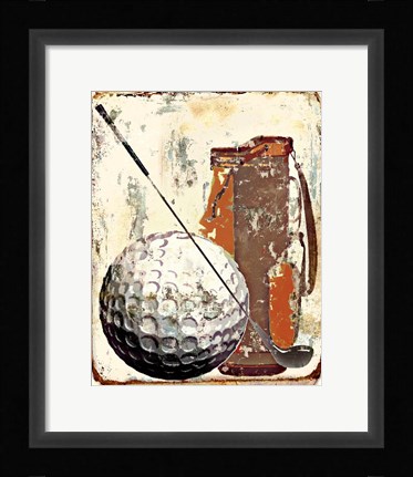 Framed Golf Print