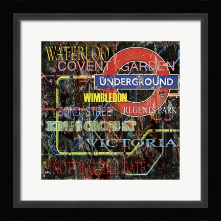 Framed Underground Print