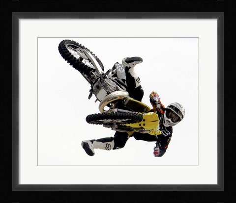 Framed Motocross II Print