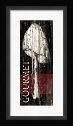 Framed Gourmet Mushrooms Print