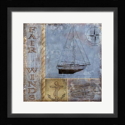 Framed Fair Winds Print