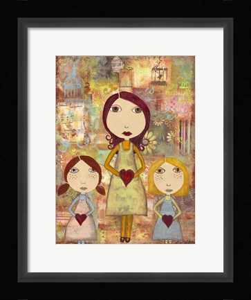 Framed You're In My Heart Print