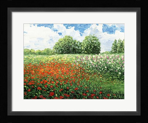 Framed Impressionists Garden Print