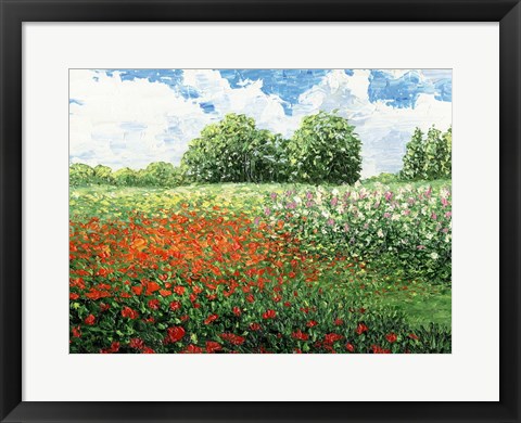 Framed Impressionists Garden Print